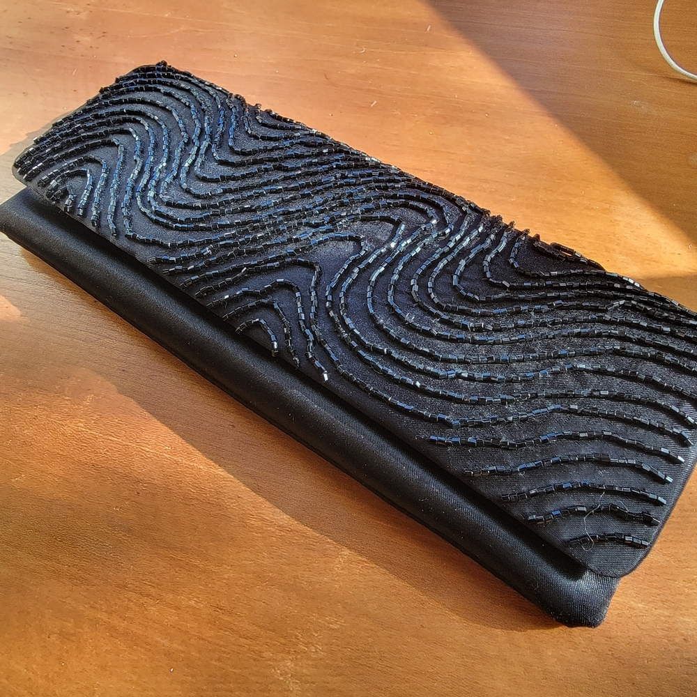 La Regale Black Clutch Purse